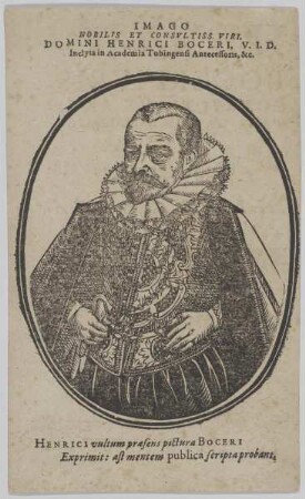 Bildnis des Heinricus Bocerus