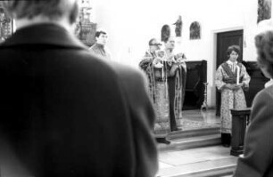 Freiburg: Adelhauser Kirche; orthodoxer Festgottesdienst
