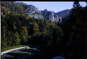 Bernau: Schluchttalstaße mit Felsen