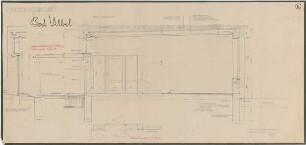Grund, Peter; Bad Vilbel; Ernst Reuter Schule - Klassenzimmer und Garderobe - Eingangstüre (Schnitt)