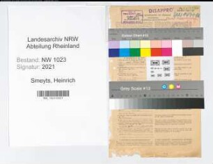 Entnazifizierung Heinrich Smeyts , geb. 04.06.1903 (Lehrer)