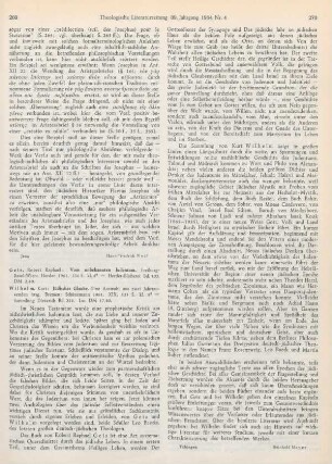 269-270 [Rezension] Vom unbekannten Judentum