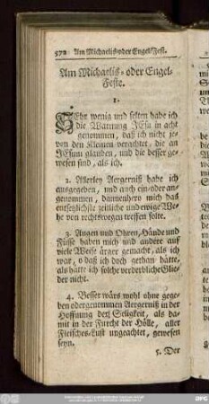 Am Michaelis- oder Engel-Feste.