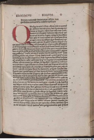 Incipit rationale diuinorum officiorum guilhelmi minacensis ecclesie episcopi