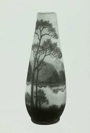 Vase mit Landschaftsdarstellung