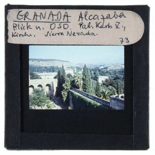 Sierra Nevada,Granada, Alhambra Alcazaba,Granada, Alhambra Palast Karls V.