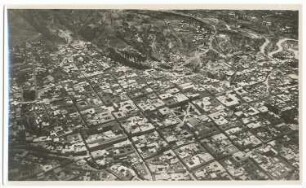 Luftbild von La Paz mit der Plaza Murillo