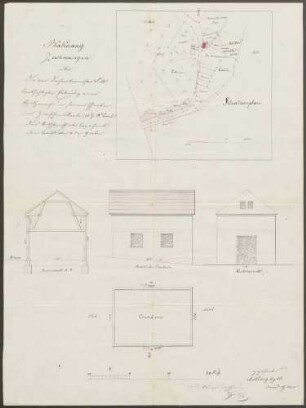 Föll, Dreherobermeister Bau eines Holzschuppens