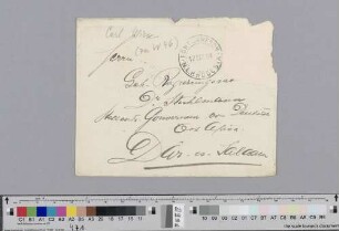Brief an Franz Stuhlmann