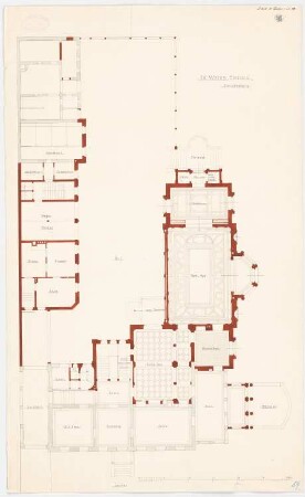 Villa Werner Siemens, Berlin-Charlottenburg: Grundriss EG