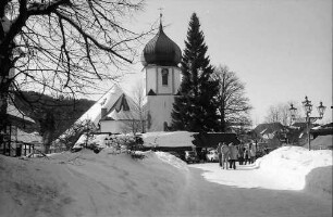 Hinterzarten: Kirche vom "Adler" aus