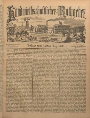 15: Beilage vom Montag, 11. Juli 1898