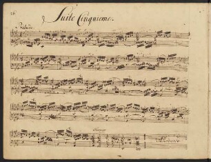 Suiten; cemb; E-Dur; HWV 430