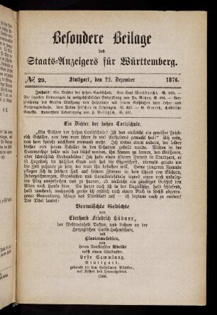 449-464, Nr. 29, 22. Dezember 1876