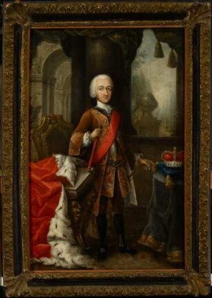 Porträt des jugendlichen Kurfürsten Carl Theodor, (1724 - 1799) Pfalzgraf von Sulzbach, Herzog von Jülich-Berg