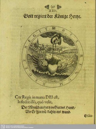 XIII. Gott regiert der Könige Hertze