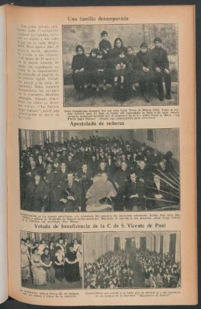 Velada de beneficencia de la C. de S. Vicente de Paul