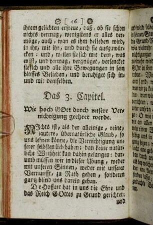 Das 7. Capitel. Wie hoch Gott durch unsere Vernichtigung geehret werde.