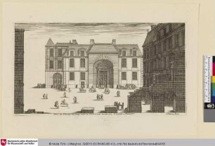 Le Grand Marot, Bl. 70: Face de l'hostel de Conty [...]