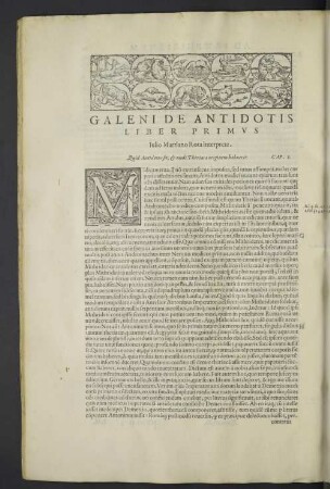 Galeni de antidotis