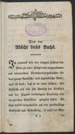 Von der Absicht dieses Buches