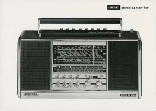 Grundig Kofferradio "Stereo-Concert-Boy" von Gerhard Dietrich und H. Reuning