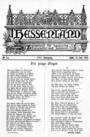 No. 12, 16. Juni 1902
