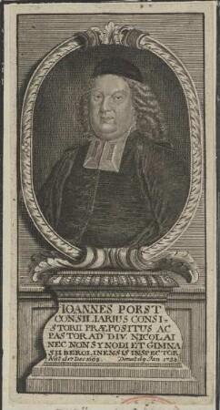 Bildnis des Johann Porst