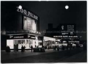 Berlin, Am Zoo Palast bei Nacht
