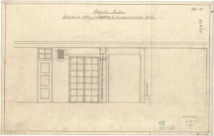 Fischer, Theodor; München - Westend, Bergmannstr.; Ledigenheim - Haupttreppenhaus - Mittelgang des Mittelbaues 3. OG (Ansicht)