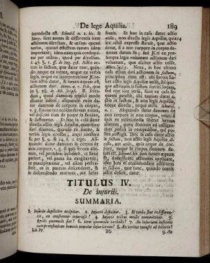 Titulus IV. De injuriis