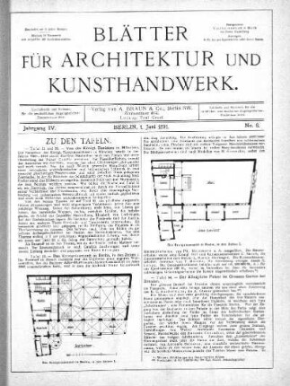 No 6, 1. Juni 1891