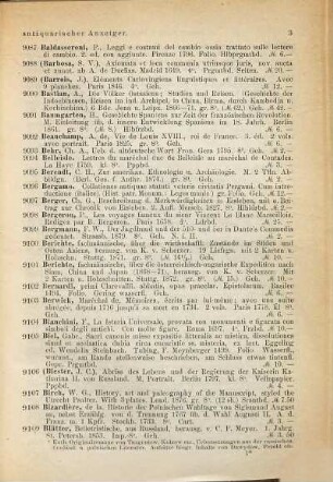 Antiquarischer Anzeiger von Joseph Baer & Co., Frankfurt a.M.. 300. 1880, Mai