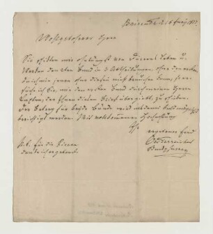 Brief von Paul Oesterreicher an Joseph Heller