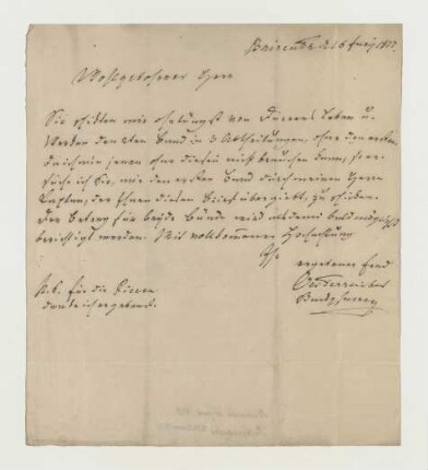 Brief von Paul Oesterreicher an Joseph Heller