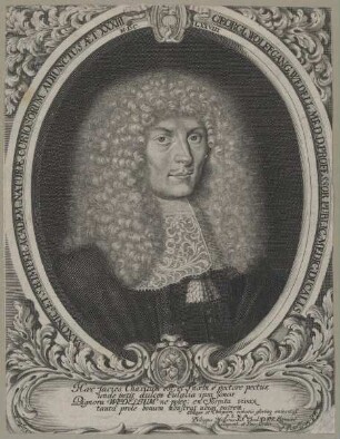 Bildnis des Georgius Wolfgangus Wedelius