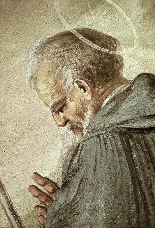 Westliches Bild: Tod des heiligen Ulrich