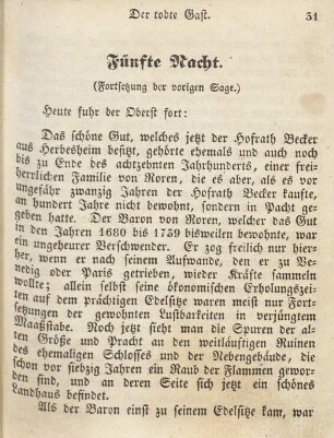 Fünfte Nacht