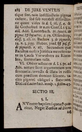 288-295, Sectio III - IV