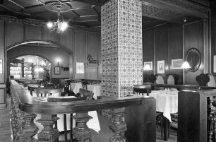 Renovierung der Gaststätte "Krokodil" am Ludwigsplatz durch die Brauerei Binding