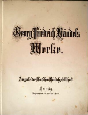 Georg Friedrich Händel's Werke, 10. Samson : Oratorium