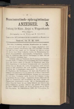 5. 30. Mai 1880