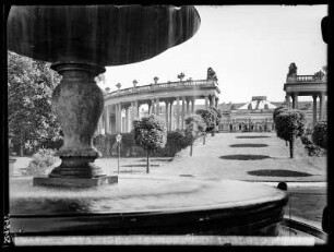 Potsdam: Sanssouci, Rückseite