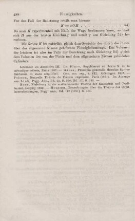 Gase. Mechanische Wärmetheorie.