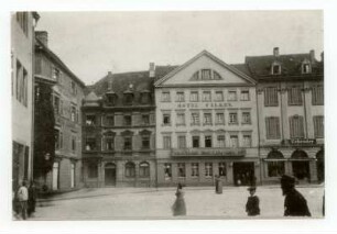 Hotel Falken (Marktplatz 11), Haus Zehender (Marktplatz 12), Haus Buttersack (Marktplatz 10)