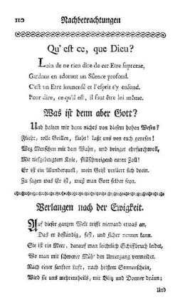 Verlangen nach der Ewigkeit