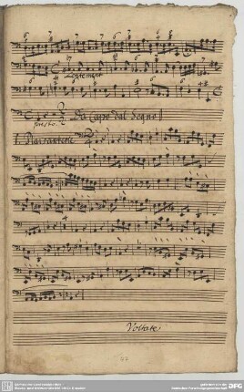 Fasch, J.F., Suiten, FWV K:a3 / Ausw.