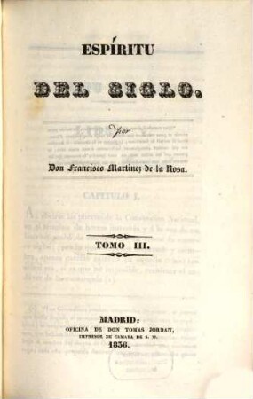 Espíritu del siglo, 3