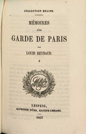 Mémoires d'un garde de Paris. 2