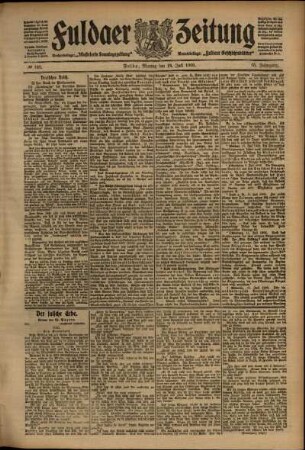 Ausgabe vom Montag, den 13. Juli 1908.